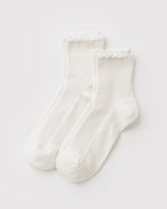 LETTUCE EDGE SOCK SET OF 2 - US 5492