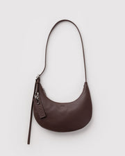 SMALL RECYCLED LEATHER FLAT CRESCENT - US 1433